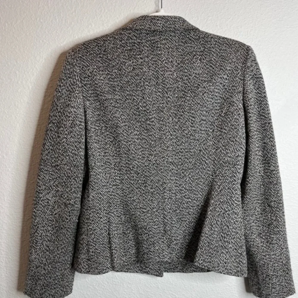 ARMI Size 8 Roxi Blazer Wool Blend Tweed Button Up Coat Jacket - Picture 3 of 13